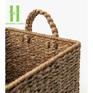 Cestas de algas marinas vintage Cesta de almacenamiento de mimbre con forma de cuenco Diseño OEM para exteriores Personalizado hecho a mano en Vietnam - Product Image 3