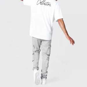 Automne hiver hommes Sport Jogging pantalon 300G haute qualité Baggy bas personnalisé Plus polaire coton pantalons de survêtement ample mi - Product Image 4