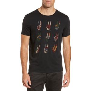 T-Shirt brodé personnalisé à bas prix, vente en gros, usine OEM Design de haute qualité pour hommes T-shirts Design décontracté - Product Image 1