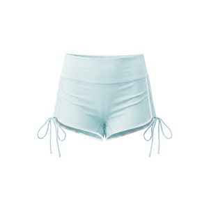 Shorts de Yoga de Cintura Alta con Bloques de Color para Mujer, para Correr y Gimnasio - Product Image 1