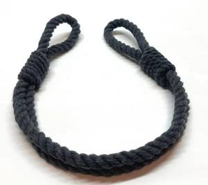 Sujetadores de Cortinas, Color Gris Oscuro, de Algodón, Hechos a Mano, Estilo Moderno - Product Image 4