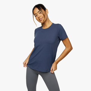 2024 verano manga mujer impreso Color para mujer verano Fitness Casual Tops blusa camiseta - Product Image 1