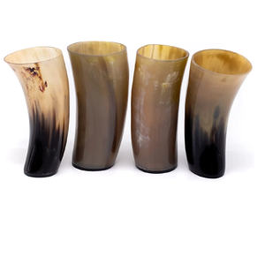 Buffalo Horn Glass Handmade <b>Viking</b> Carved <b>Viking</b> Drinking Horn <b>Cup</b> Glass India Manufacturer Handicraft Buffalo Short Horn Glass - Product Image 1