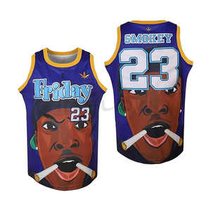 Camiseta de baloncesto personalizada 100% poliéster, ropa de baloncesto, diseños de uniformes, conjuntos de sublimación con patrón de equipo juvenil - Product Image 1