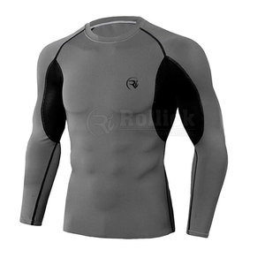 Combinaison de protection contre les éruptions cutanées, design compressif hautement extensible, tissu respirant, combinaison de protection contre les éruptions cutanées pour l'entraînement sportif - Product Image 2