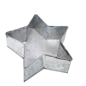 Plateau de plantation en forme d'étoile galvanisé, plateau de plantation en forme d'étoile rustique utilisé pour la plantation domestique - Product Image 1