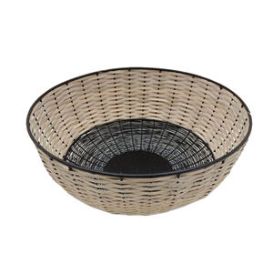 Awesome Design Iron/Cane Storage Basket With <b>Stand</b> Natural Finished for Kitchenware Multipurpose Storage Basket Handmade - Product Image 4