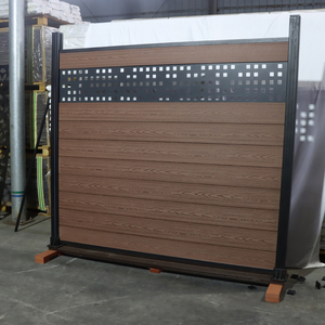 Clôture en <span class=keywords><strong>bois</strong></span> composite de haute qualité, très vendue, pour la maison et le jardin, imperméable et résistante au soleil - Product Image 1