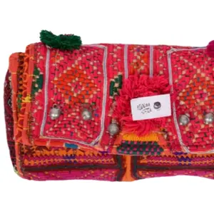 Venda quente indiano artesanal tradicional mulheres embreagem saco senhoras ombro bolsas artesanais fabricação