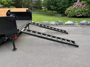 Remolque de volteo de hierro para camión, capacidad de 2, 3, 4, 5, 6, 10 toneladas, 6x12/6x14/7x12/7x14/5'x10/5x7/5x8/6x10/7x16 - Product Image 2