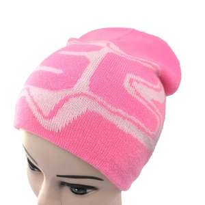 Y2K personnalisé Slouchie pêcheur Beanie sans manchette Logo Designer chapeau 3D broderie étoile motif Plaid Jacquard affaires chapeau pour la plage - Product Image 3