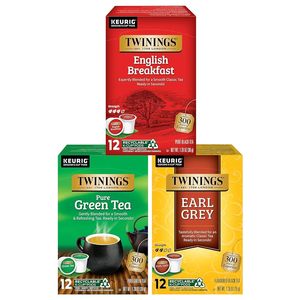 Twinings 36 dosettes K-Cup, assortiment varié, comprenant English Breakfast, Earl Grey et Green, 12 unités (lot de 3) - Product Image 4