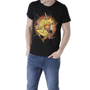 Camiseta Casual de Manga Corta para Hombre, Corte Holgado, 100% Algodón, Personalizada con Serigrafía, Estilo Hip Hop Urbano, Logotipo OEM - Product Image 4
