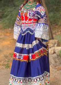 Afghani Vintage Kuchi <b>Dresses</b> for Women Plus Size Handmade Pleat Appliques Modest Floor-Length - Product Image 5