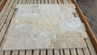 Pierres de pierre calcaire rustiques vertes en jonc de mer 2025, finition brisée, 15x20-40cm, 15xF.L. Construction murale de villa à surface fendue fabriquée en Turquie