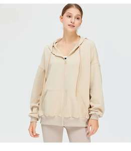 Veste de sport à capuche respirante Street Wear avec cordon de serrage, personnalisable, 100% coton, sweat-shirt décontracté en gros, style décontracté avec broderie - Product Image 6