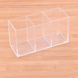 Multifunctional <b>Makeup</b> Organizer <b>Brush</b> Spice Rack Pen <b>Holder</b> Transparent - Assorted Colors - Product Image 6