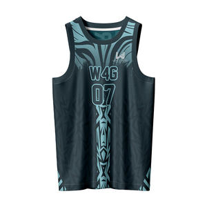 Ensemble de maillot de basket-ball réversible imprimé pour homme adulte sur mesure Respirant Séchage rapide Évacuation de l'humidité 100% polyester - Product Image 2