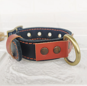 Leather <b>Dog</b> Collar Pattern With Personalizable 3 Gift <b>Tags</b> Greyhound and Whippet - Product Image 3