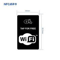 Carte NFC personnalisée pour les réseaux sociaux, carte à taper pour Facebook, Instagram, WhatsApp, Google Review, YouTube Follow, marketing d'entreprise