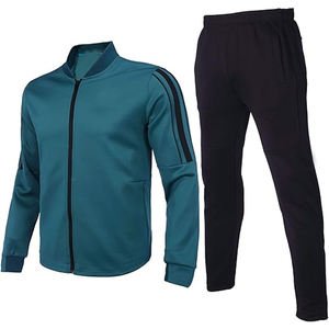 Conjunto de ropa informal de chándal para hombre con logotipo personalizado de alta calidad a la venta de fábrica para invierno tela de lana estampada con estampado de puff - Product Image 1