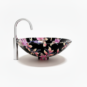 Lavabo de Metal hecho a mano de forma redonda europea de lujo, diseño de encimera de baño, fregadero de mesa, Fábrica de recipientes de arte al por mayor - Product Image 1