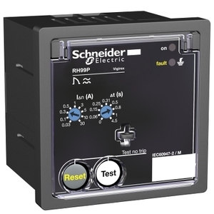 Relé de Seguridad SCHNEIDER ELECTRIC 56273 RH99P con Reinicio Manual, Protección Contra Fugas a Tierra 0.03..30 A, 0..4.5 s, 240 V - Product Image 1