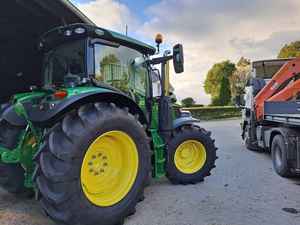 Gran oferta usada John Deer 6R-13040HP Tractor grande en Alemania calidad 4WD con bomba caliente motor caja de cambios cojinete núcleo componentes - Product Image 4