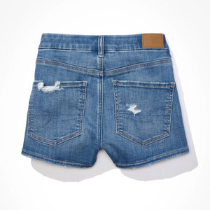 Pantalones cortos desgastados de cintura alta para mujer, el mejor precio al por mayor, pantalones cortos de secado rápido a la moda de calidad superior - Product Image 6