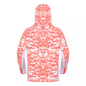 Meilleures ventes de sweats à capuche de pêche / Sweat à capuche personnalisé à prix avantageux pour hommes, meilleur sweat à capuche de sublimation à manches longues, sweats à capuche de pêche anti-UV - Product Image 2