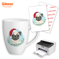 Papier transfert laser transparent Winner Transfer A4, papier transfert blanc pour surfaces dures, pour animaux de compagnie et ancêtres