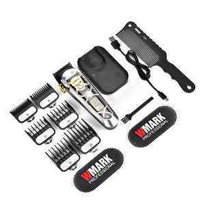 Tondeuse à cheveux professionnelle sans fil/filaire haute vitesse pour hommes avec écran LCD, 6 guides de coupe, réglable, en français, cadeau pour homme - Product Image 6