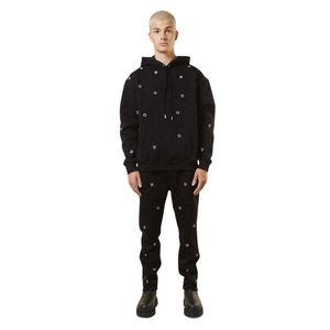 Sudadera con Capucha Extra Grande Personalizable para Hombre con Cierre y Acabado de Ojales, Tejido de Felpa, Algodón, Invierno, Talla Grande, Sudadera con Capucha con Ojales Metálicos para Hombre - Product Image 5