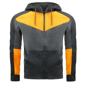 Chándal deportivo informal transpirable con cremallera para hombre logotipo personalizado % poliéster al por mayor para entrenamiento de invierno y uso al aire libre - Product Image 2