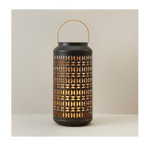 Support votif de lampe à thé en métal suspendu de jardin avec plateau, fabricant de décoration personnalisée, support de lampe à thé en métal en fer - Product Image 1