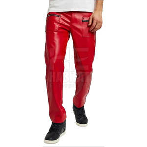 Pantalones de Cuero para Hombre de Alta Calidad, Duraderos, Cómodos, Elegantes y Suaves, de Cuero Genuino - Product Image 6