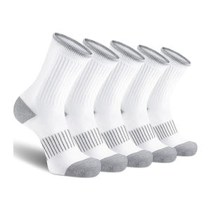 Calcetines deportivos de alta sujeción, mezcla premium de nailon, algodón y spandex para correr, entrenar y actividades en la cancha, comodidad duradera. - Product Image 3