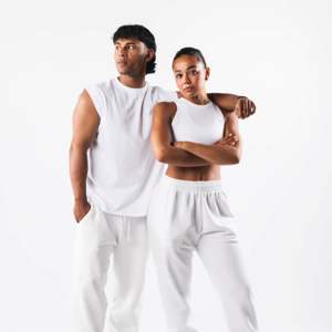 Talla grande personalizado Casual Color sólido deportes polar Fitness correr entrenamiento peso pesado gimnasio pista Jogging pantalones hombres - Product Image 2