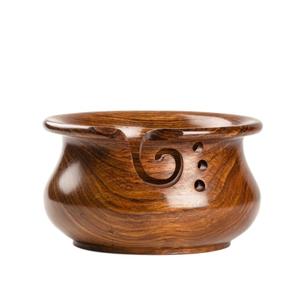 Cuenco de hilo de palisandro, madera torneada para tejer a ganchillo, un regalo de Navidad perfecto para los amantes del tejido, suave, duradero y pesado - Product Image 5
