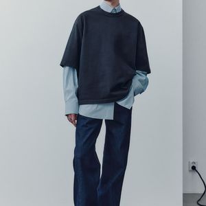 Camisetas de algodón de alta calidad para hombre, camiseta de verano, estilo moderno, Color sólido, Fitness Regular, Camiseta holgada al por mayor para hombre - Product Image 6