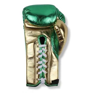 Gants de boxe en cuir PU pour Muay Thai et Kickboxing, respirants, personnalisés, professionnels, à lacets, pour l'entraînement. - Product Image 2
