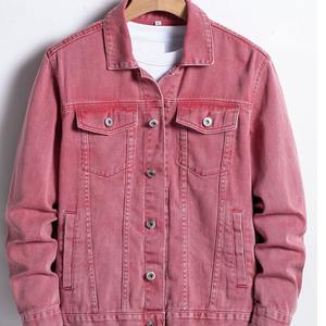 Chaqueta vaquera de algodón 100% para hombre, ropa informal, bolsillo de Color sólido, estilo fino, ropa de alta calidad, Chaquetas vaqueras para hombre, servicio OEM - Product Image 5