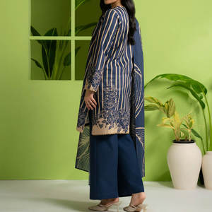 Conjunto Étnico de Kameez Shalwar Pakistaní de Algodón Suave, Listo para Usar, Traje Salwar Pakistaní para Uso Diario - Product Image 3