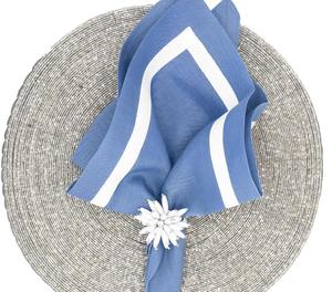 Meilleur prix rond de serviette fleur en cristal blanc pour décoration de mariage porte-serviettes fleur - Product Image 1