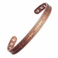 Trenza hecha a mano 99.99% cobre puro brazaletes magnéticos de Control de sangre pulseras de alambre de cobre minimalistas ajustables para mujer - Product Image 6
