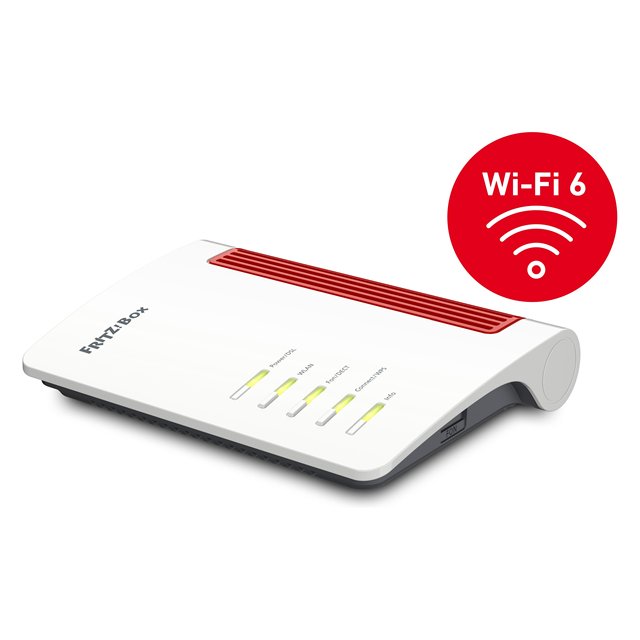 Modem router BOX 7530 AX Dual Band White and Red 20002944