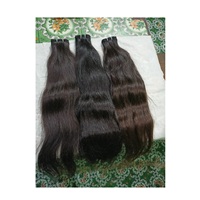Vente en gros de mèches brutes naturelles de marque Hamson, lisses/ondulées/bouclées, cheveux brésiliens, double épaisseur, Remy vierges, 100g
