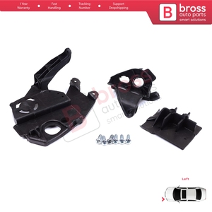 Juego de pestañas de soporte de reparación de montaje de soporte de faro para 3008 5008 MK2 2016-2024 9814255880 Bross Auto Parts - Product Image 6