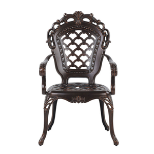 La silla clásica Scrollwork Teak Un diseño atemporal para su patio 0301666 - Product Image 1