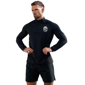 Haut de performance pour homme Energy 1/4 Zip Funnel, léger, extensible, couche d'entraînement pour la salle de sport, la course à pied et les vêtements de sport - Product Image 1